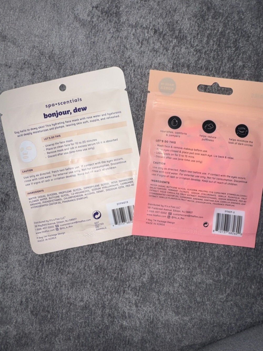 💕Bonjour, Dew Hydrating Face Mask & Donut Eye Pads Hydrating Skincare Bundle NEW - Picture 3 of 5